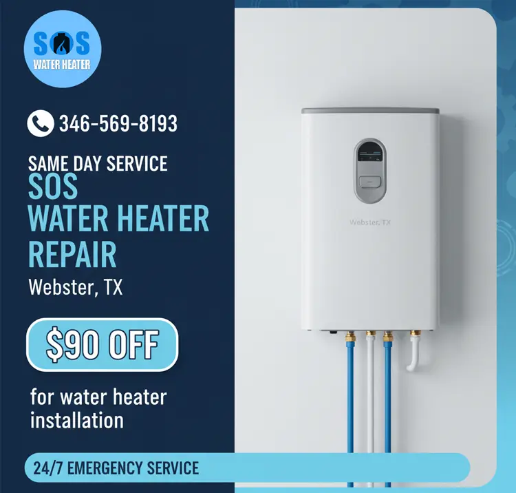 SOS Water Heater Webster offer